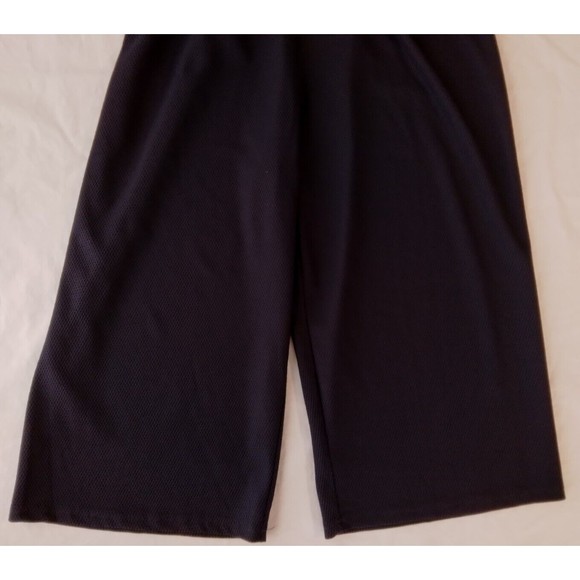 Papillon Wide Leg Jumpsuit Romper Navy Sleeveless New  Womens Size Small - Picture 3 of 12